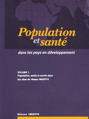 cover image of Population et santé dans les pays en développement